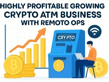 Highly Profitable Growing Crypto ATM Business with Remote Ops