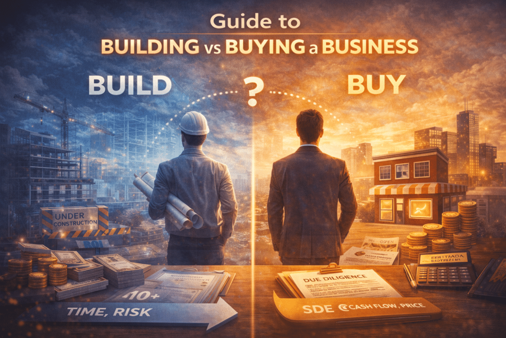 Building vs. Buying a Business: The Complete Decision Guide (2026 ...