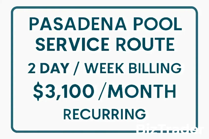 Businesses For Sale | Pool Service Routes For Sale