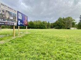 Billboards on 2 flat, no zoning, commercial acres.