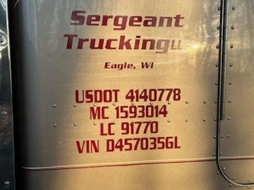 Sergeant Trucking LLC for Sale | Active Amazon Relay